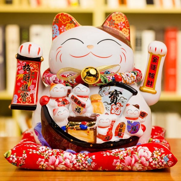 New Fortune Maneki Neko Decoration Waving Cat
