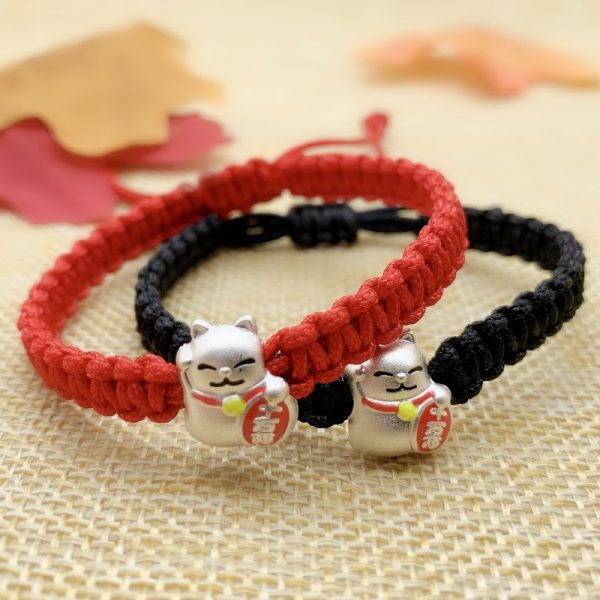 Lucky Cat Charm Bracelets For Women