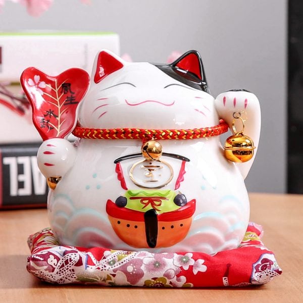 4.5 inch Maneki Neko Fortune Cat Home Decor