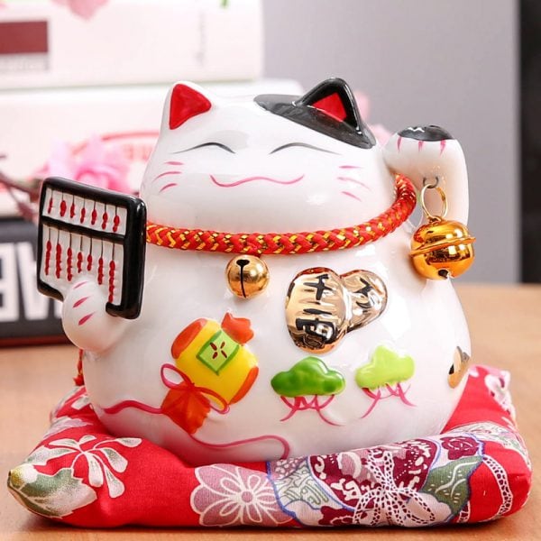 4.5 inch Adorable Maneki Neko Lucky Cat 2019 Home Decor