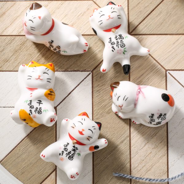 Mini Maneki Neko Ceramic Cute Miniatures
