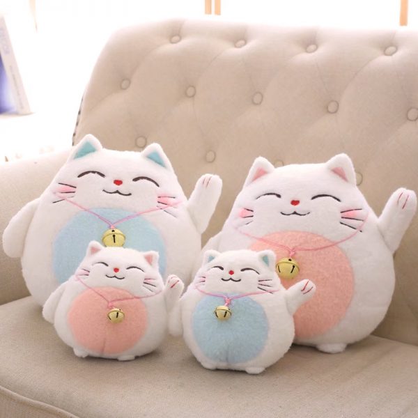 Janpan Fortune Cat Maneki Neko Cute Soft Plush