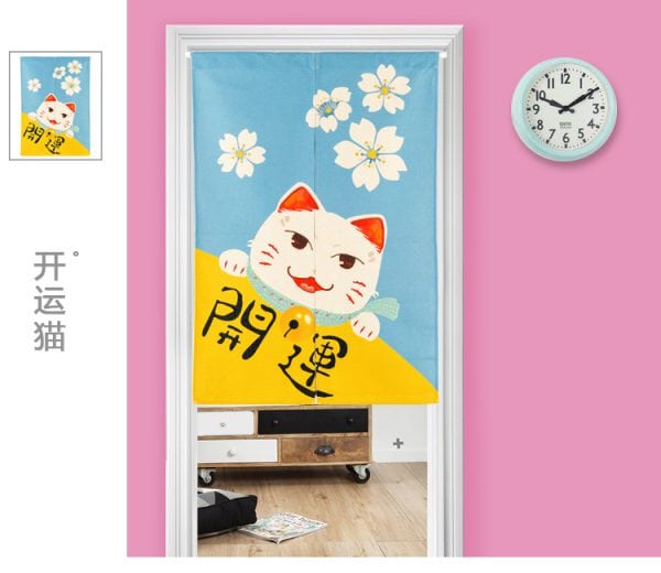 Best Seller Chinese Fortune Cat Door-Curtain