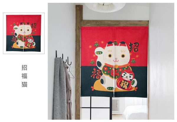New Chinese Fortune Cat 2019 Door-Curtain