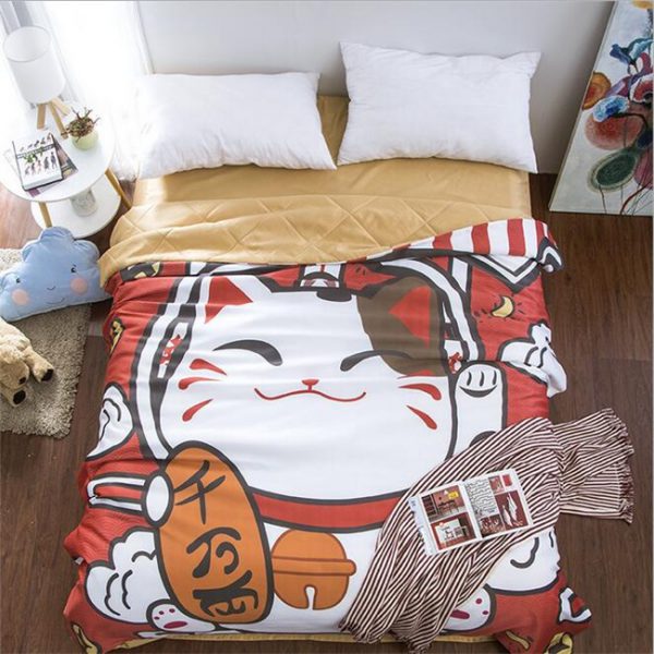 Hot Maneki Neko Lucky Cat Bedding Sets