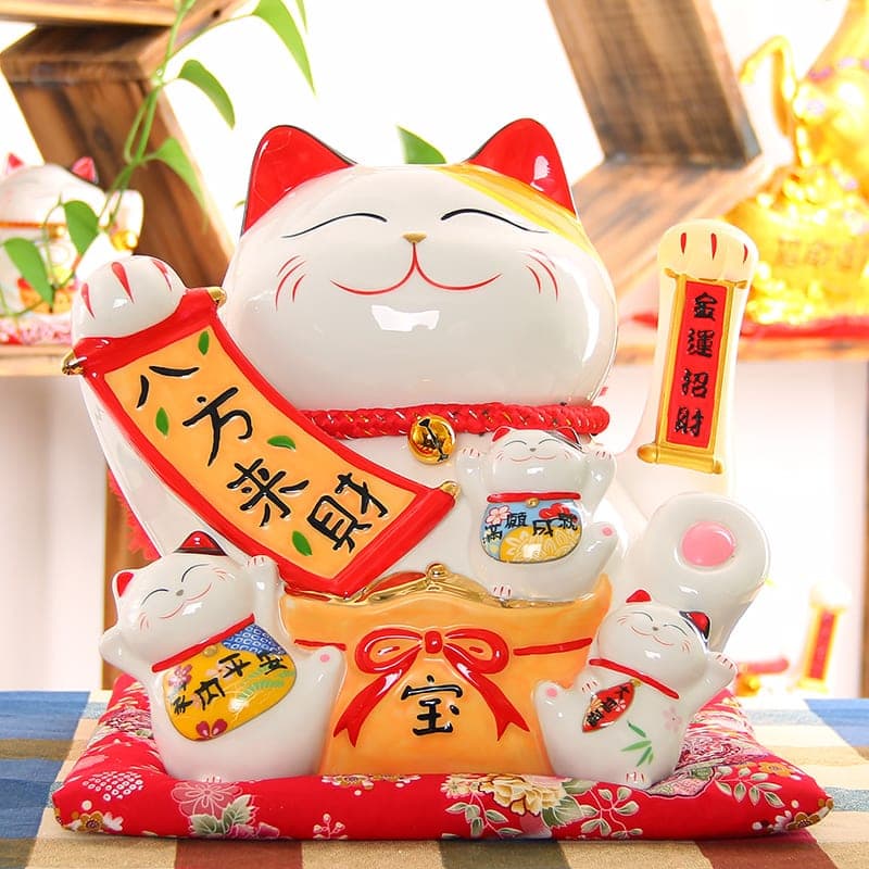 Large Size Maneki Neko Lucky Cat 2019