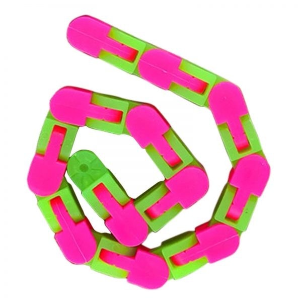 24 Links Wacky Tracks Snap And Click Fidget Toys Luminous Sensory Toy Squishy Reliever Toy Adult 2 - Wacky Track